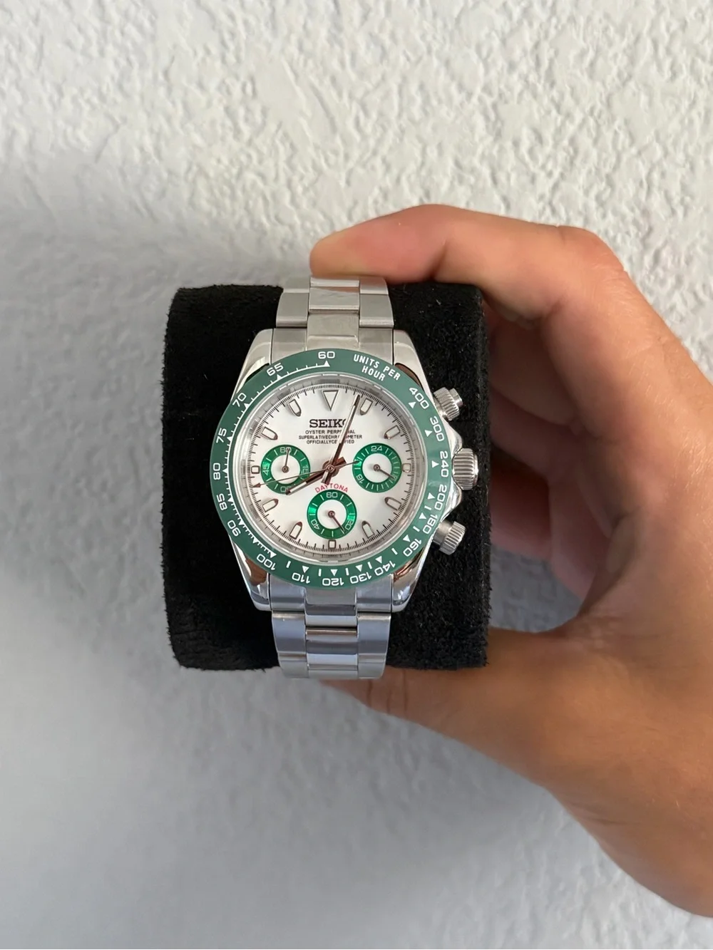Seiko Mod: Alpine Green Daytona